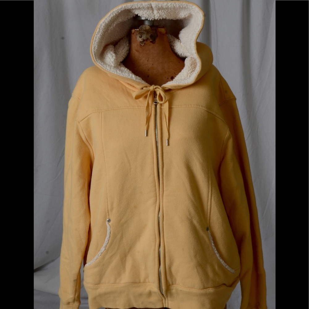 Warm pale yellow hoodie